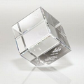 Large Corner Crystal Block Award